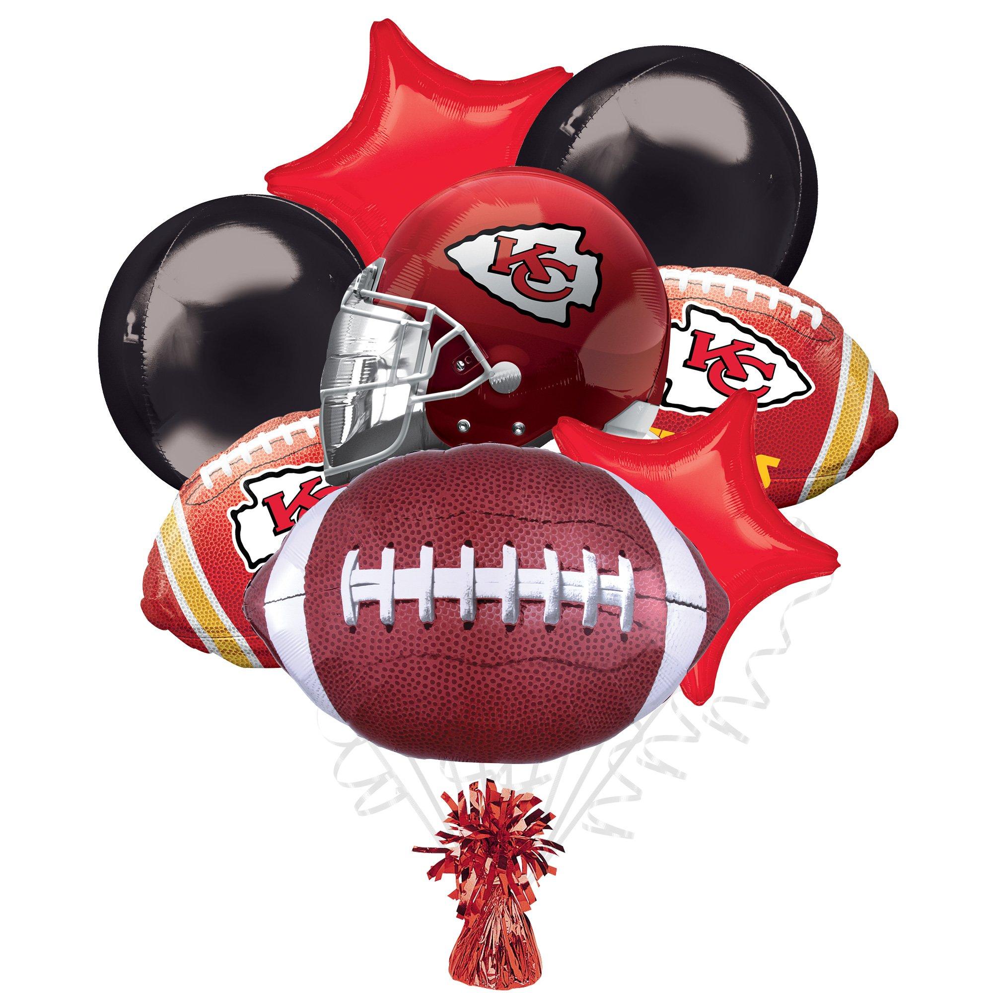 Kansas City Chiefs Foil Balloon Bouquet